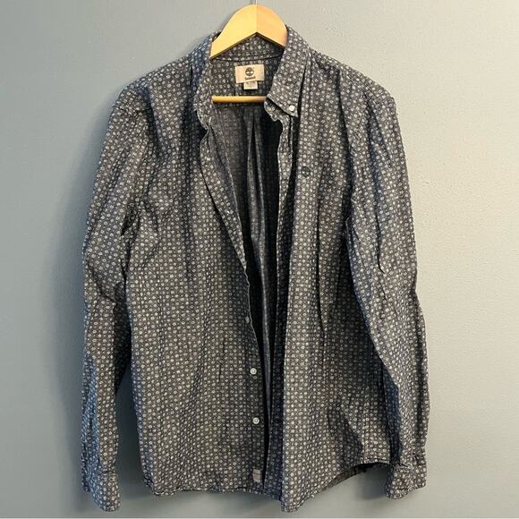 Timberland Chambray Slim Fit Shirt - Picture 1 of 3